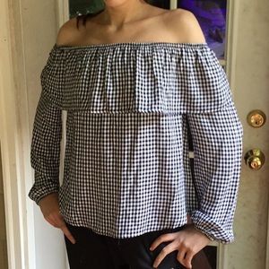 Off the shoulder shirt